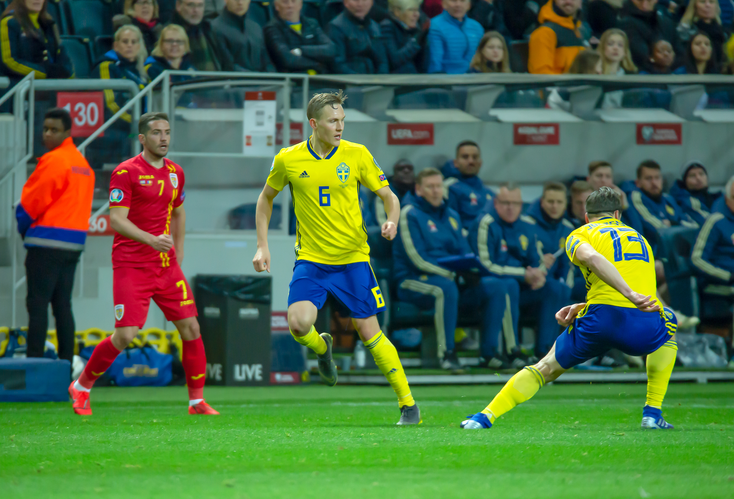 File Uefa Euro Qualifiers Sweden Vs Romaina 20190323 Ludwig Augustinsson Jpg Wikimedia Commons