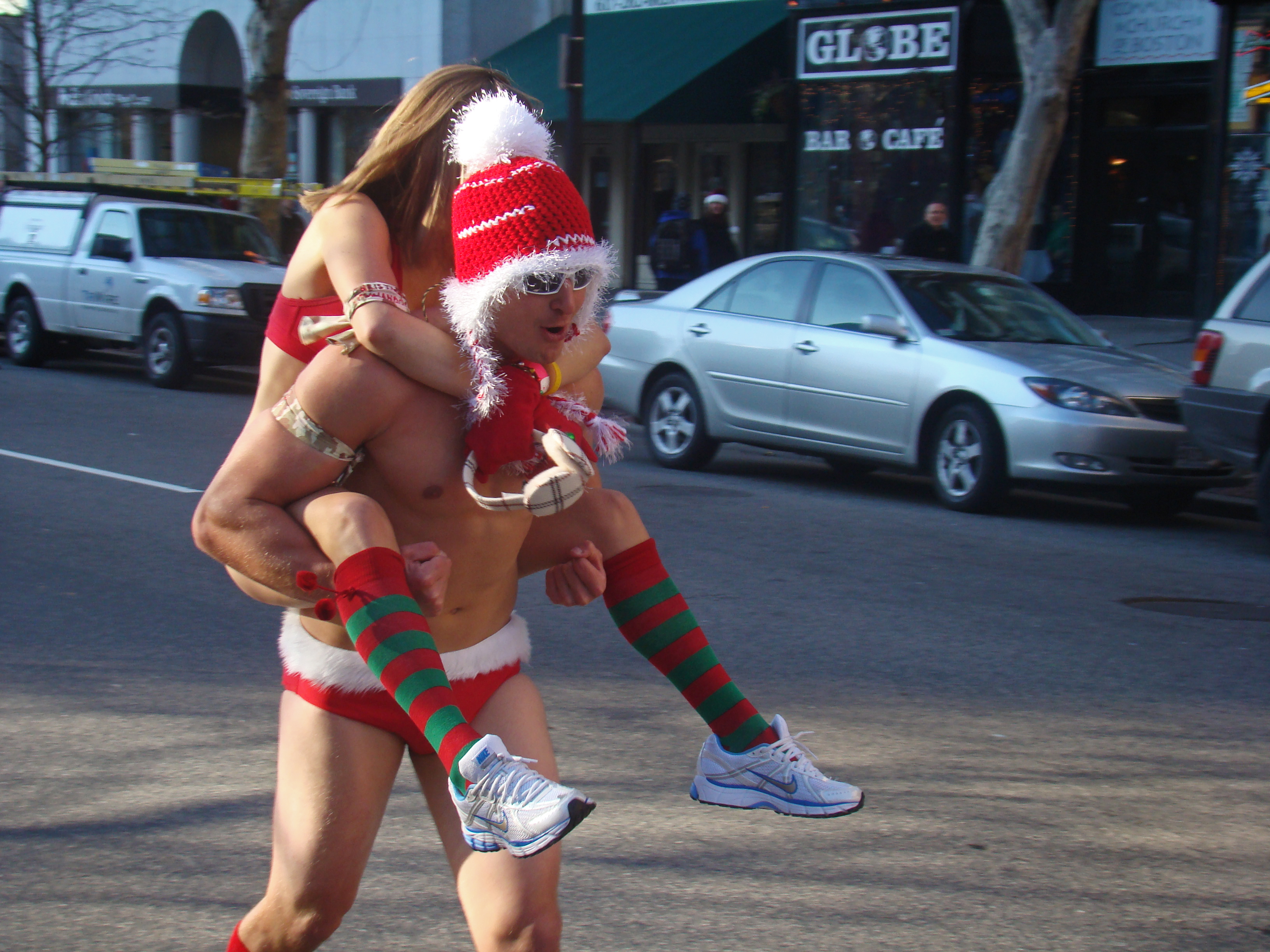 Boston santa speedo run 2022