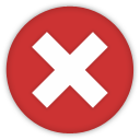 File:White X in red background.png