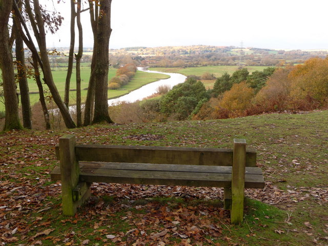 Woodgreen, viewpoint bench on Castle Hill - geograph.org.uk - 2171400