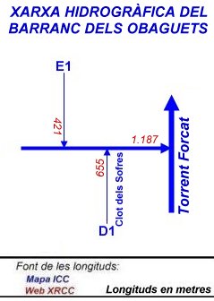 Xarxa hidrogràfica del Barranc dels Obaguets