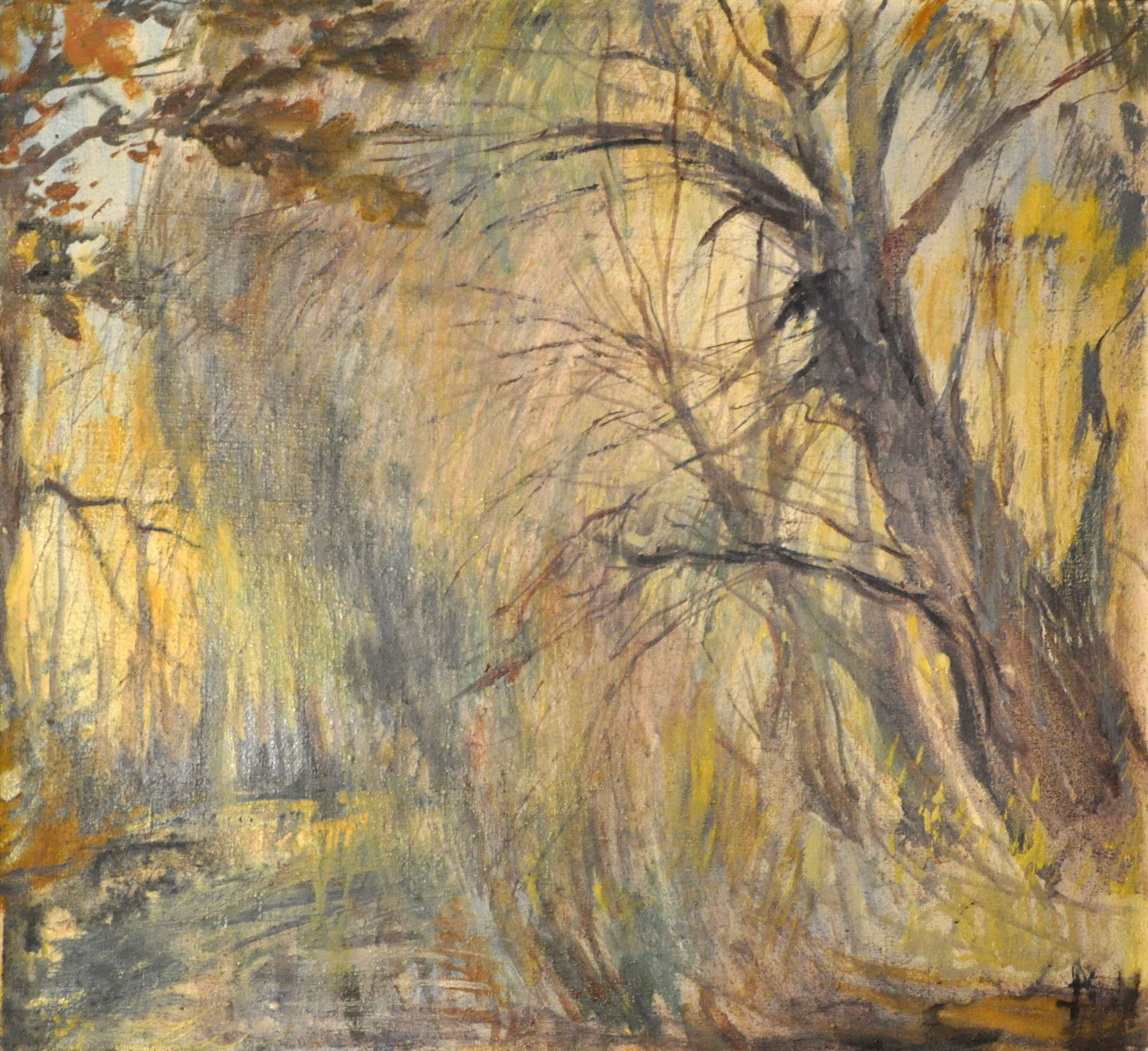 «Ивы в Сосновском парке», холст, масло, 1995
