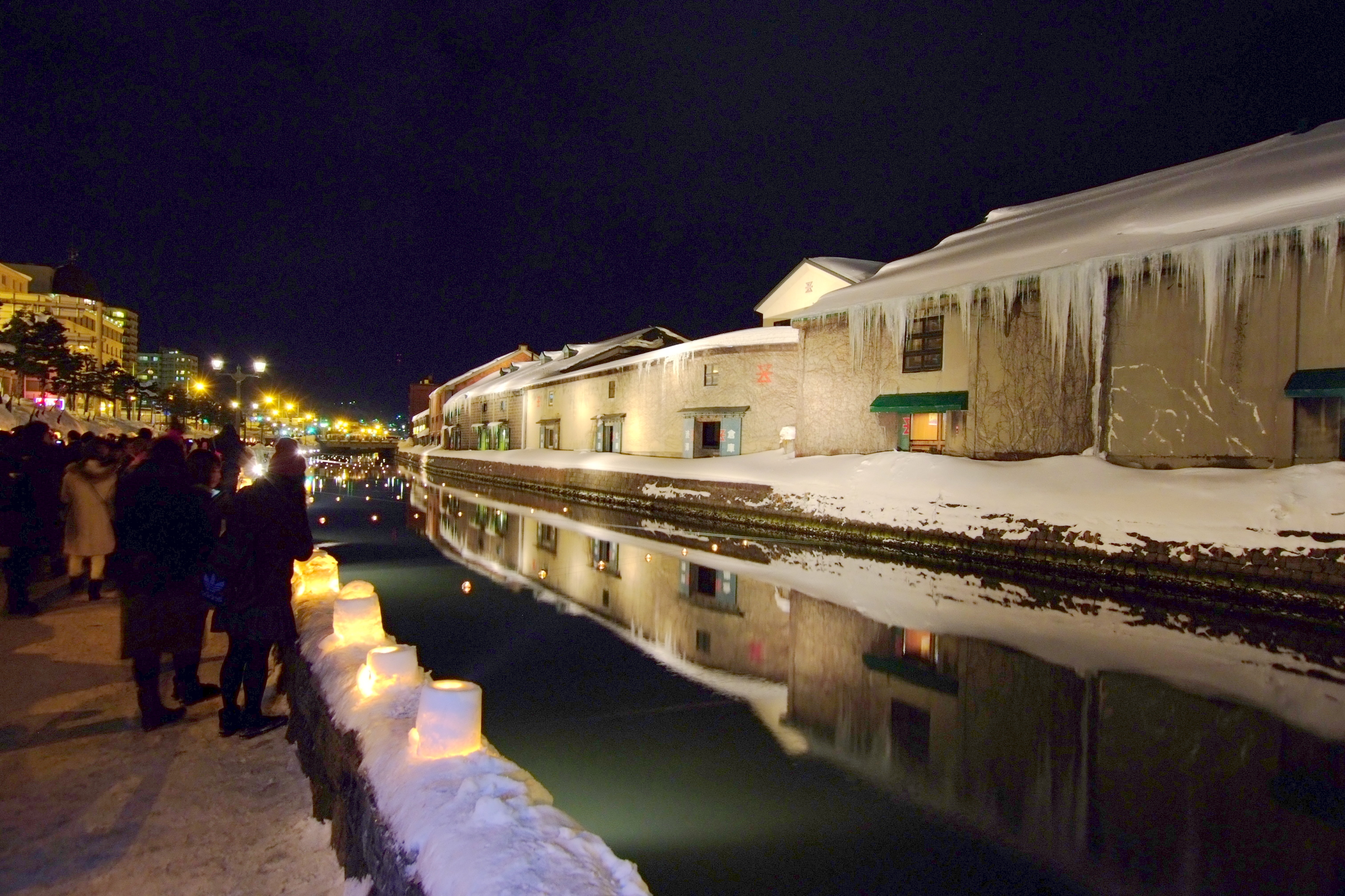 File 小樽雪あかりの路 Otaru Snow Light Path Festival Panoramio 2 Jpg Wikimedia Commons