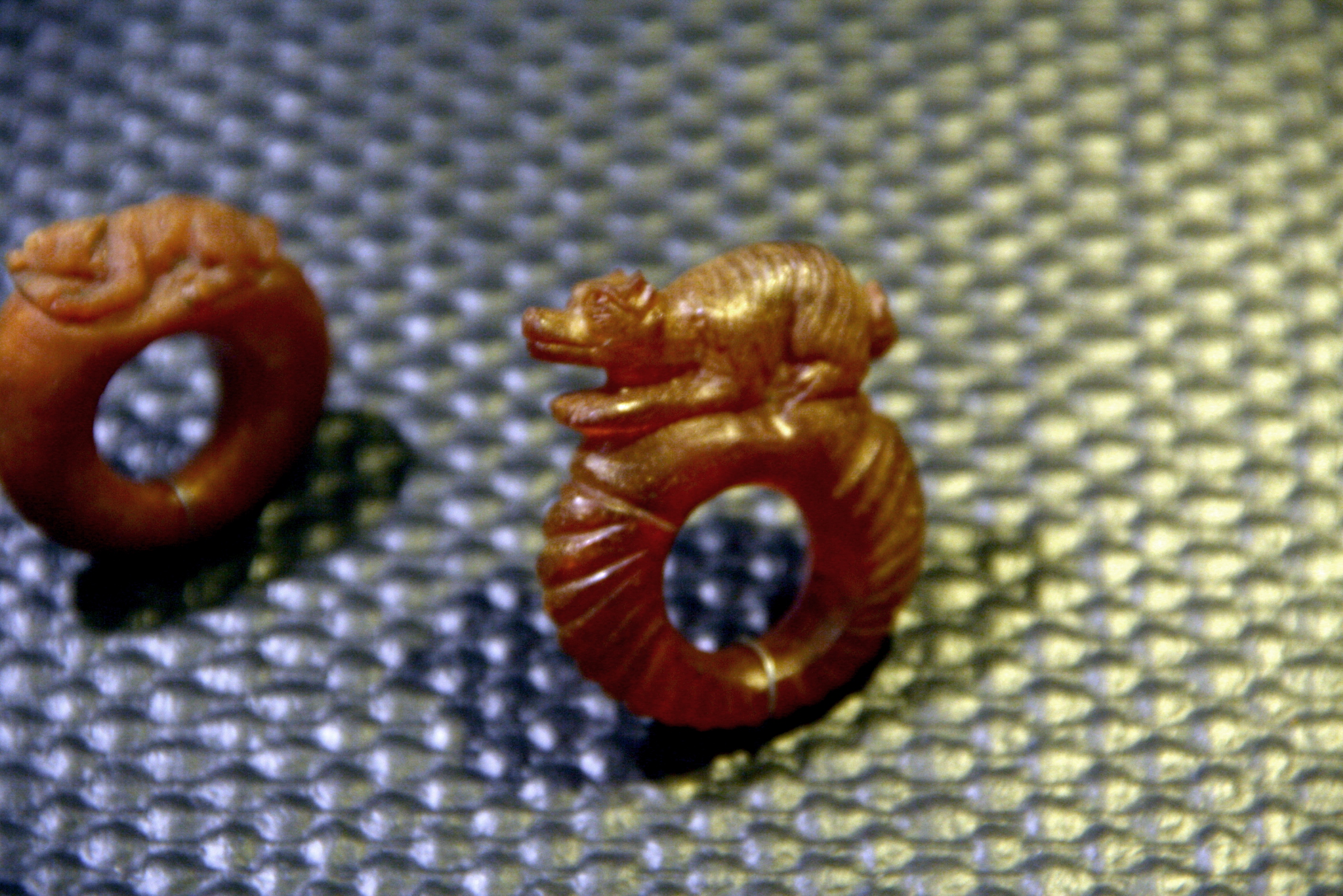 1137 Archaeological Museum%2C Udine Ancient Roman amber rings Photo by Giovanni Dall%27Orto%2C May 29 2015