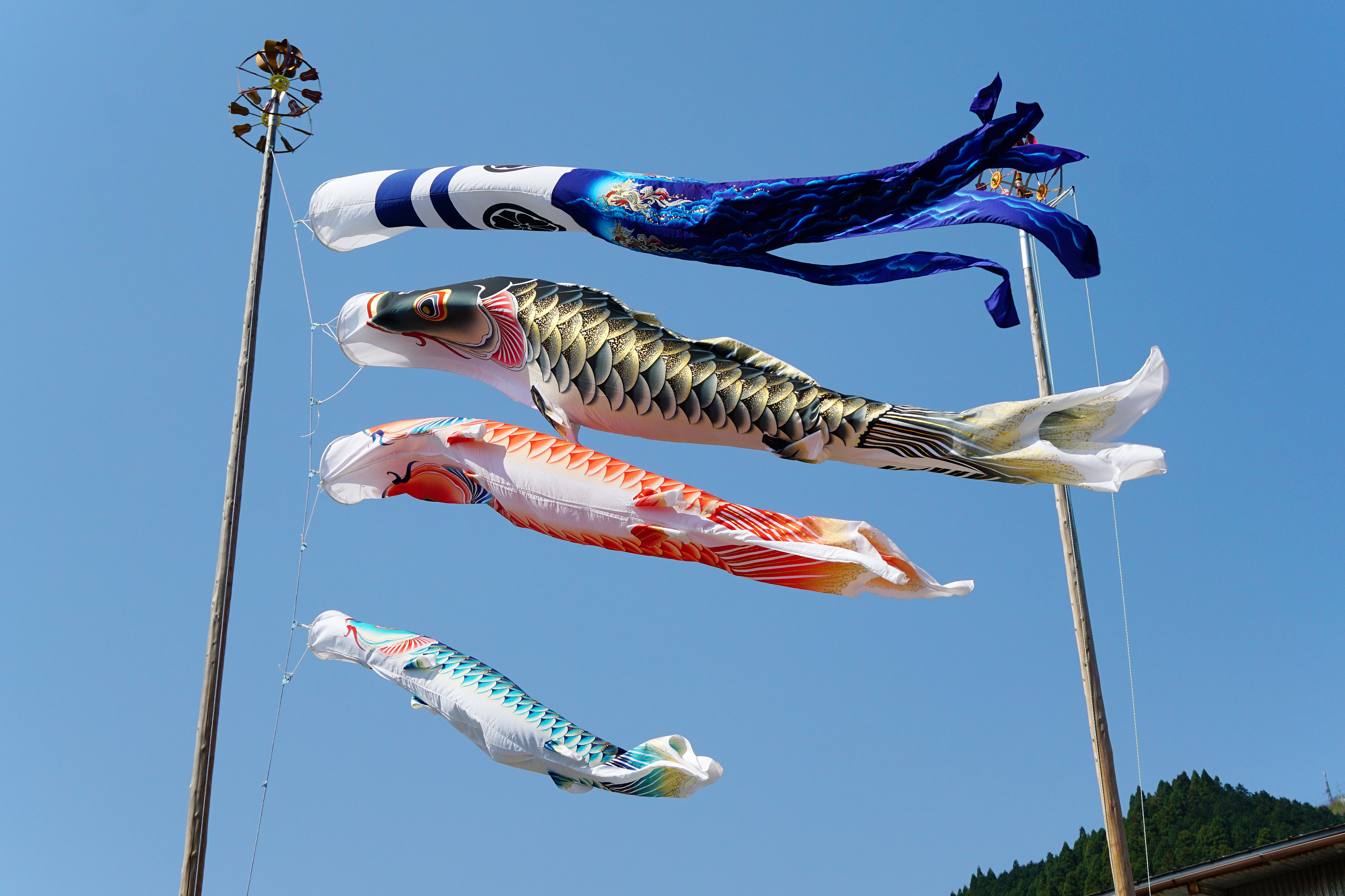 Japanese Decor Japanese Carp Wind Streamer Fish Flag Decor Fish