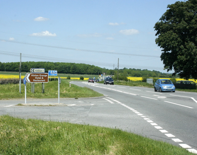 File:A46 at Tolldown crossroads - geograph.org.uk - 1362165.jpg