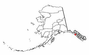 <span class="mw-page-title-main">Elfin Cove, Alaska</span> Census-designated place in Alaska, United States