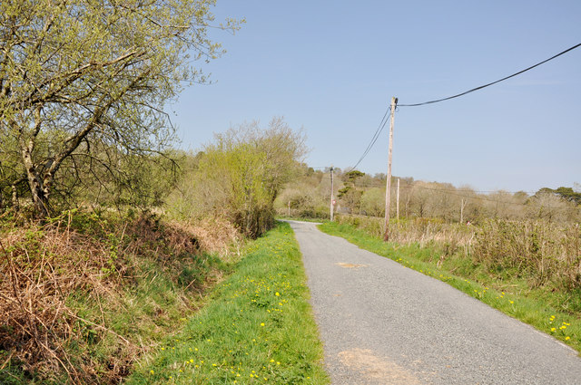 File:Approach to Mynydd Cerrig from Pontyberem to the south - geograph.org.uk - 1259942.jpg