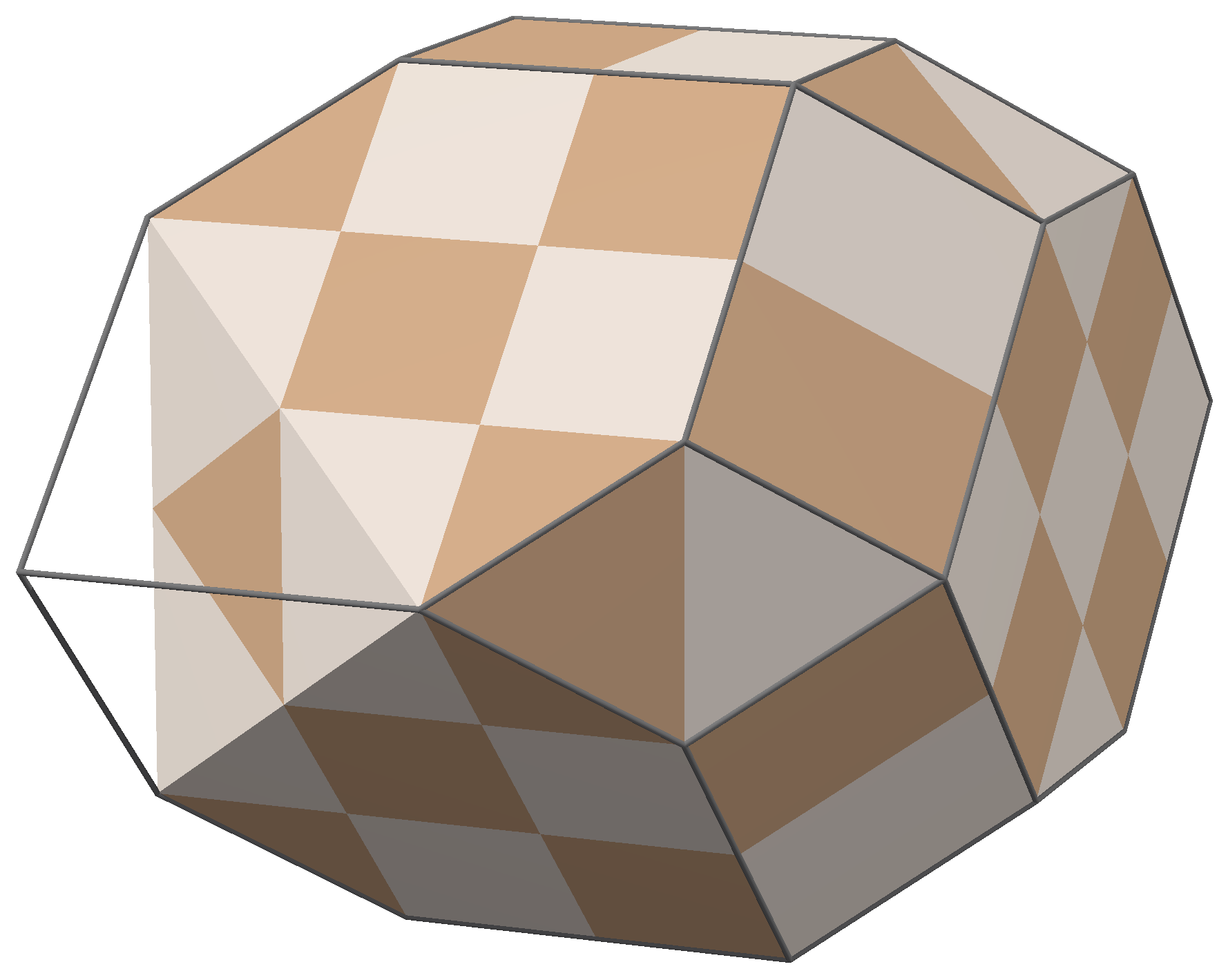 Checkered Cube. Pick the image of the Striped Cube and the checkered Cube.