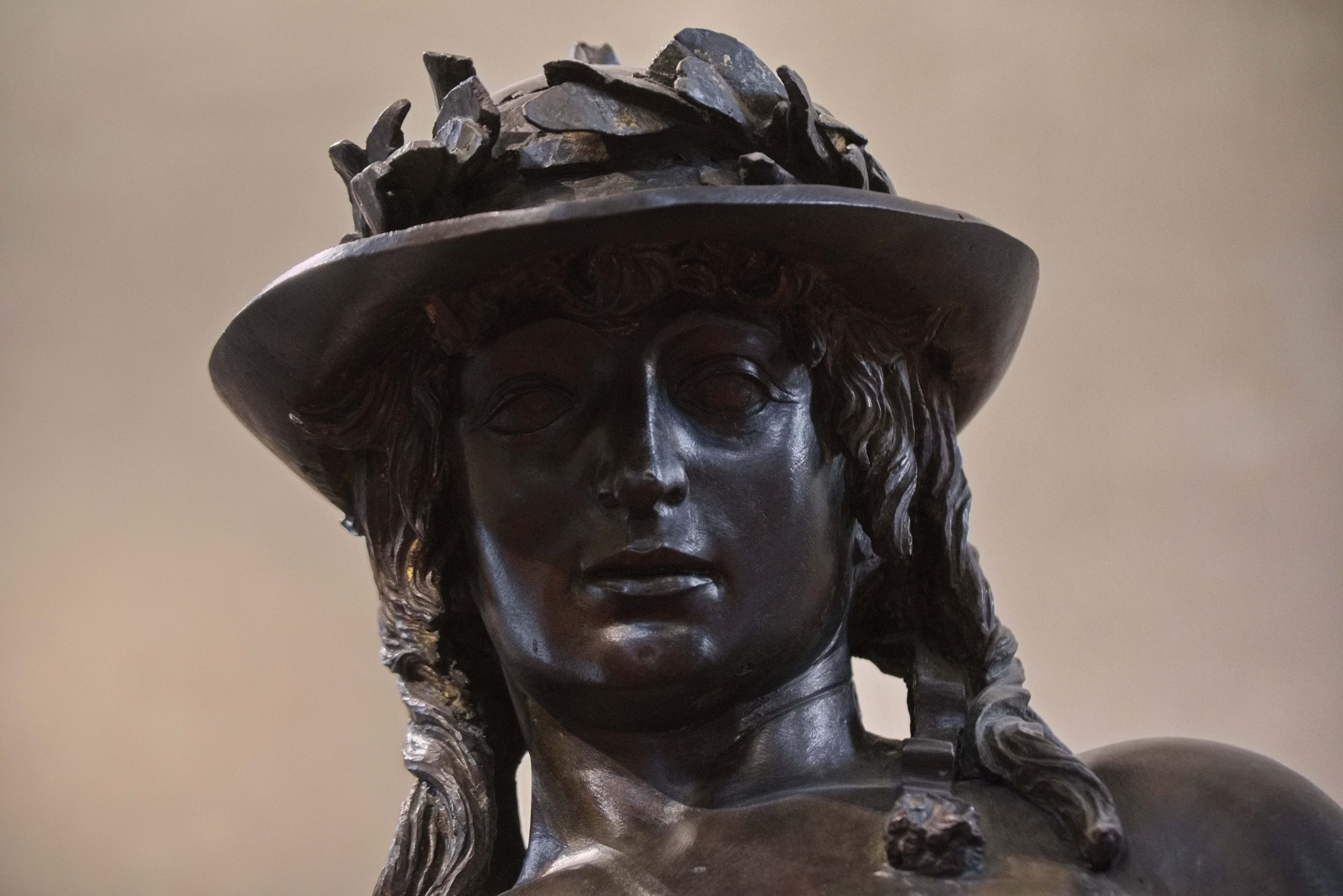 The Hall of Donatello in the Bargello Museum