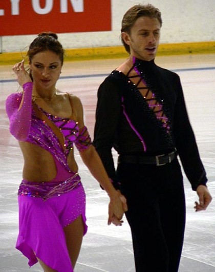Маргарита Дро­бяз­ко и По­ви­лас Ва­на­гас на чем­пи­она­те Евро­пы в 2006 го­ду.