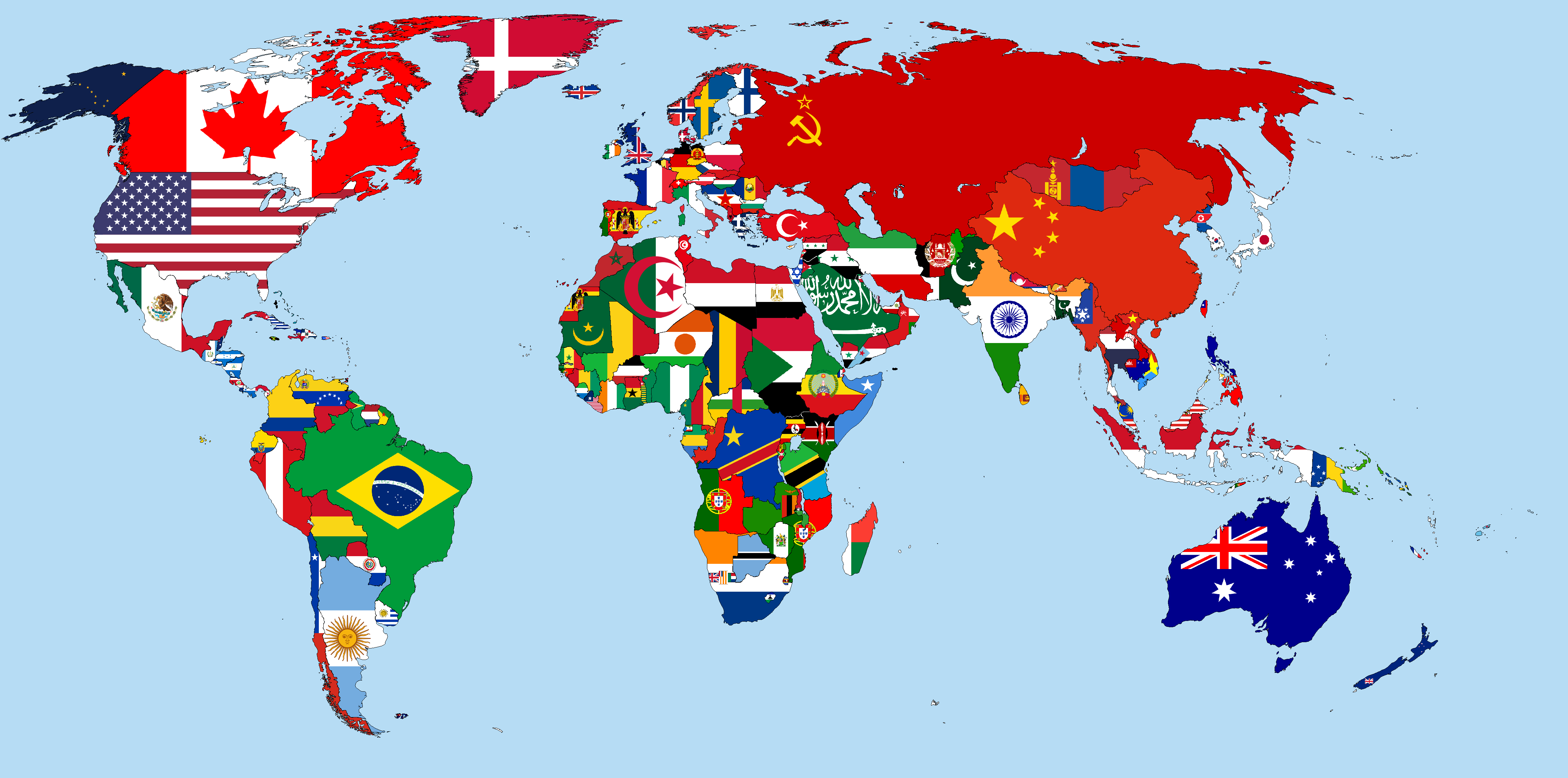 File:Flag-map of the world (1970).png - Wikimedia Commons