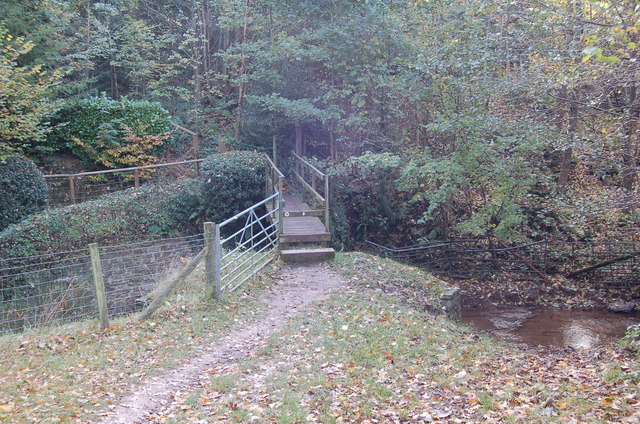 Footbridge near Cusop - geograph.org.uk - 1031333