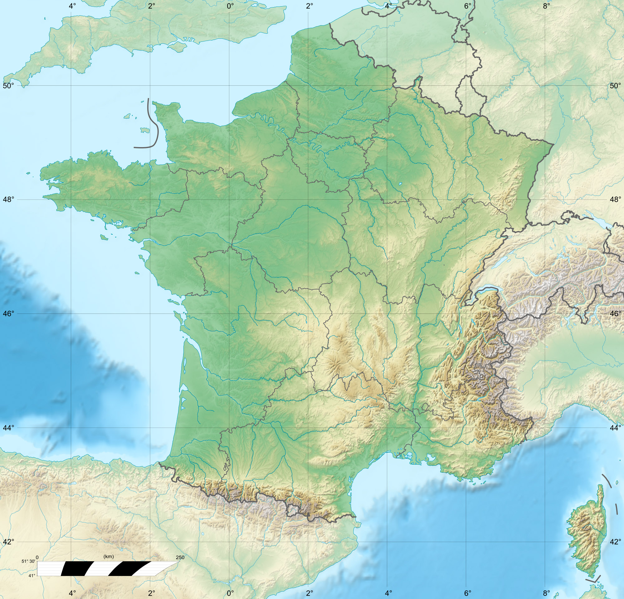 File France Relief Location Map jpg Wikimedia Commons