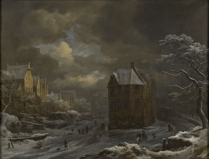 File:Jacob van Ruisdael - Winter View of the Hekelveld in Amsterdam.jpg