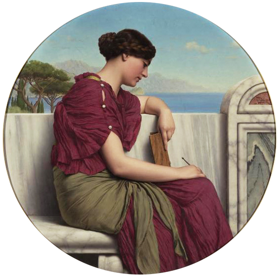 File:John William Godward - Reflections, 1918.jpg