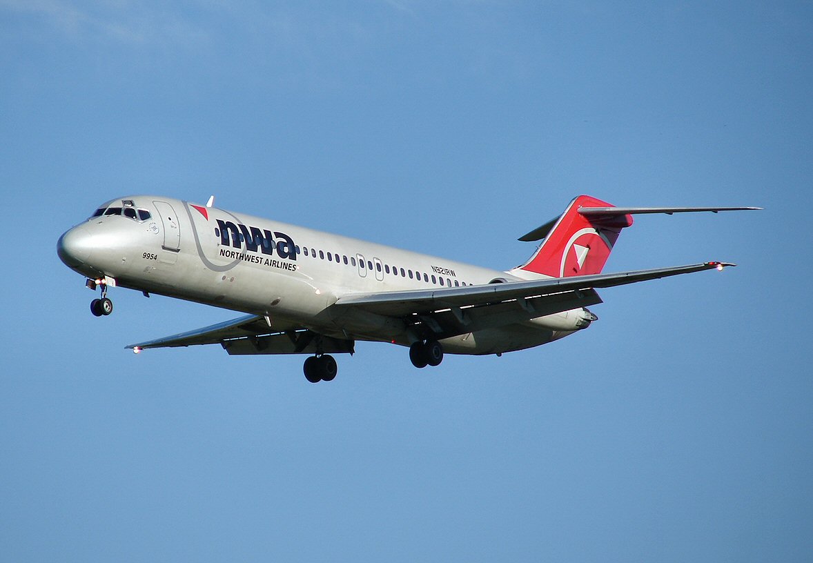 NWA DC-9 at Madison (278671479).jpg