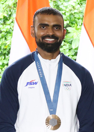 <span class="mw-page-title-main">P. R. Sreejesh</span> Indian field hockey player