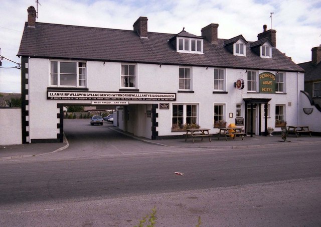 File:Penrhos Arms Hotel in Llanfair PG - geograph.org.uk - 1350485.jpg