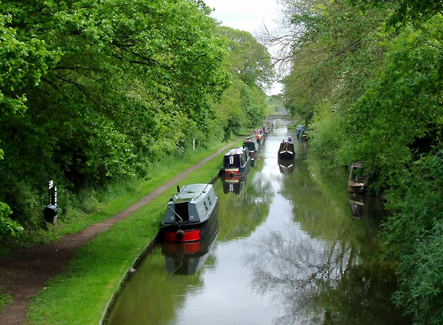 File:Shropshire Union Canal at Wheaton Aston, Staffordshire - geograph.org.uk - 1375583.jpg