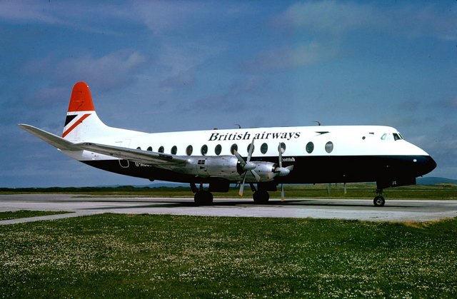 File:Vickers Viscount G-AOJE of British Airways at Benbecula Airport - 857836.jpg