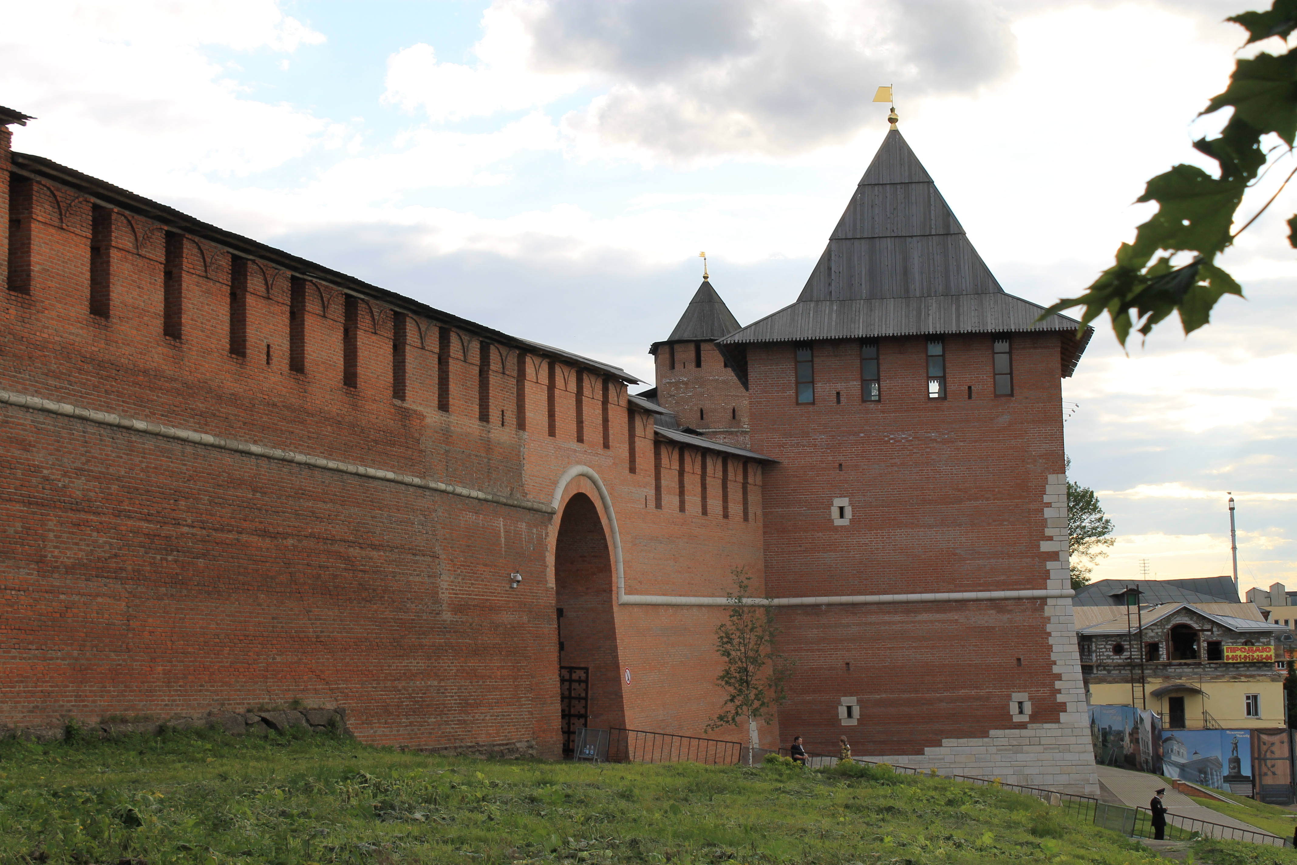 Видеокамера на Зачатьевской башне Кремля