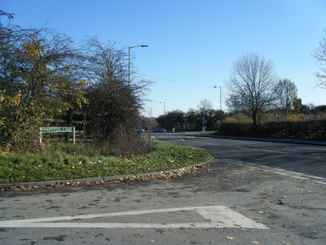 File:Beaconside-Marston Lane junction - geograph.org.uk - 2147531.jpg