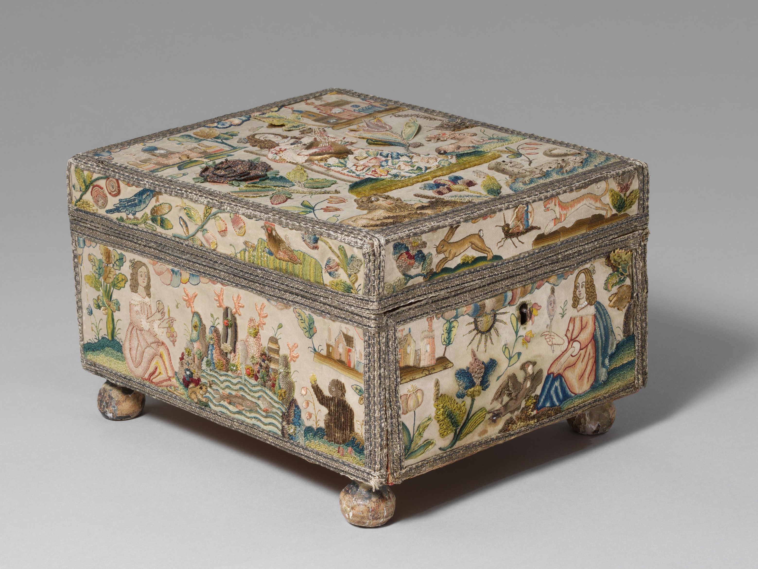 File Cabinet With Personifications Of The Five Senses Met Dp153004