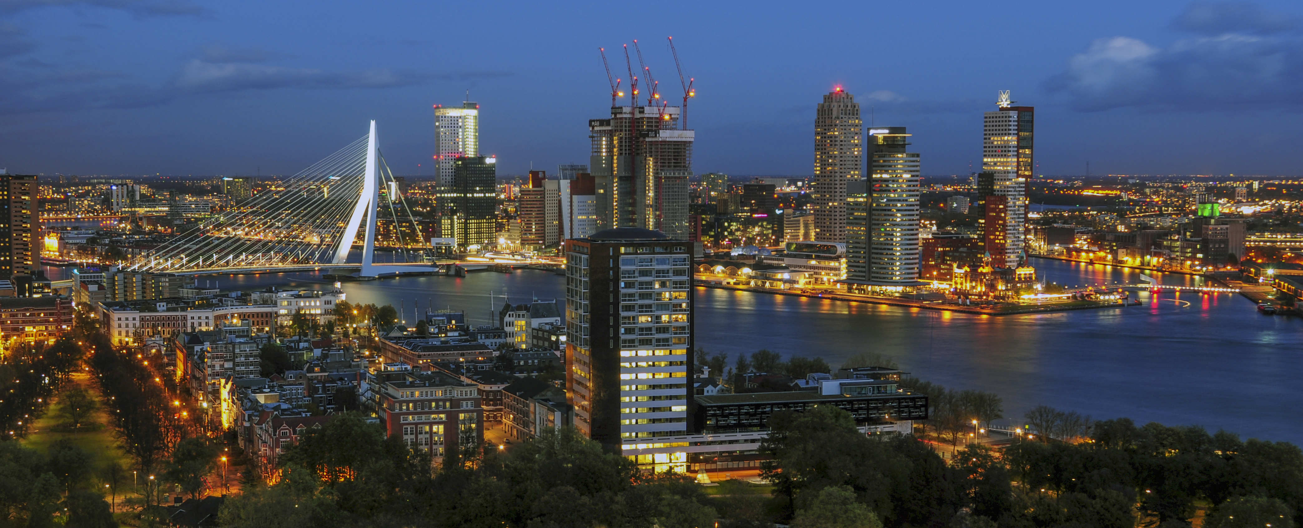 Rotterdam skyline