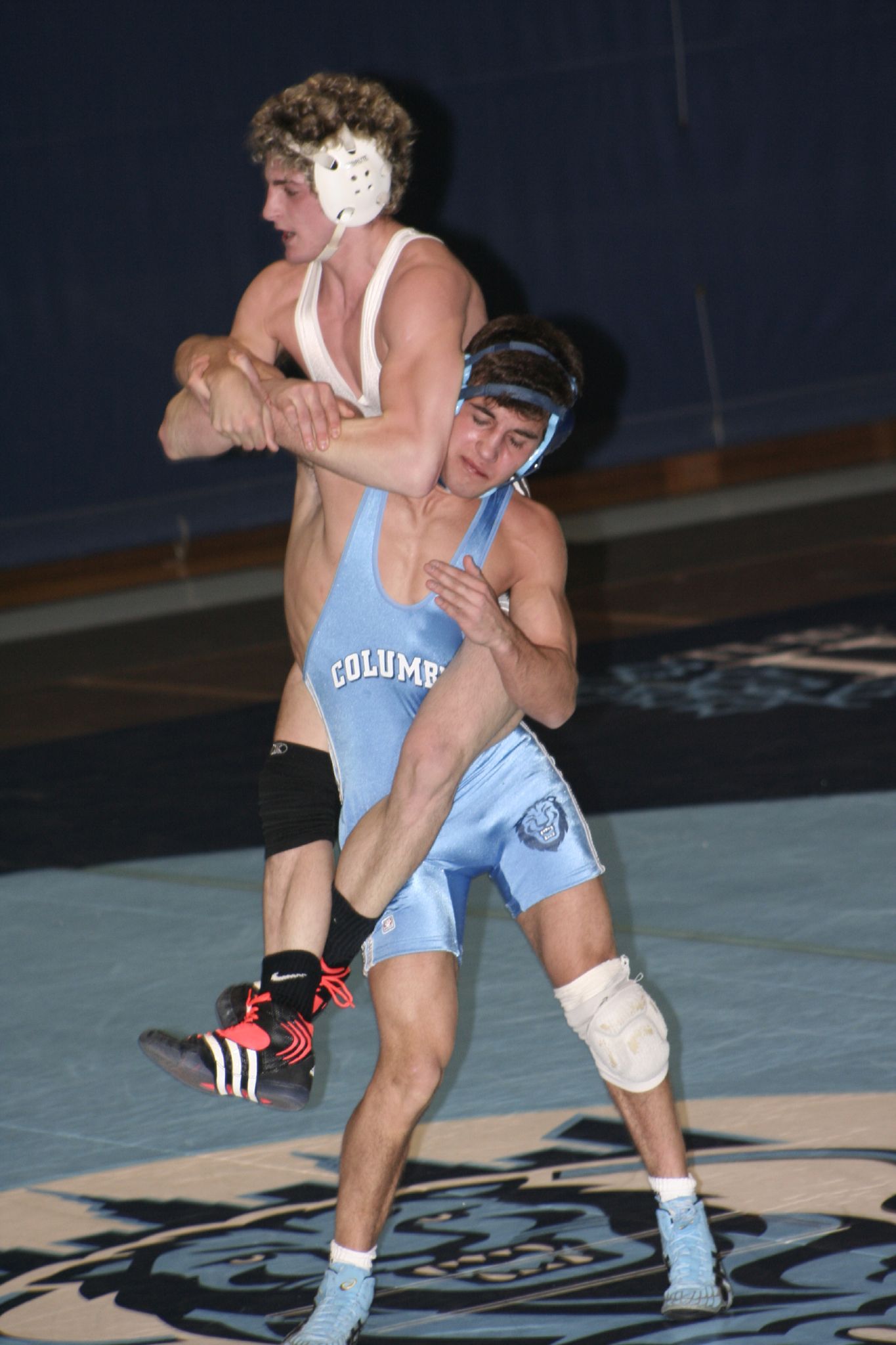 college wrestling headgear