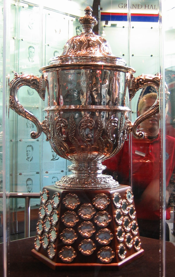 1975-76 Mini Stanley Cup Championship Trophy Presented to Guy