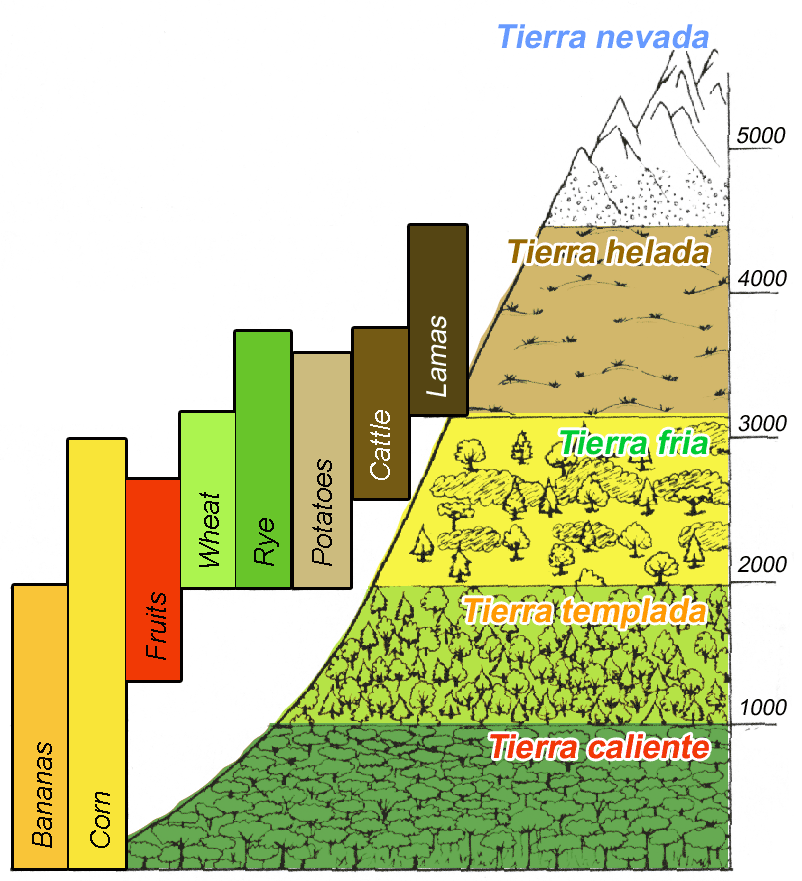 Life zones of Peru