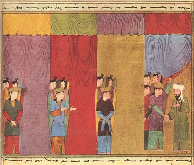 File:Mohammed Received by the Four Angels - Persia (1436).jpg