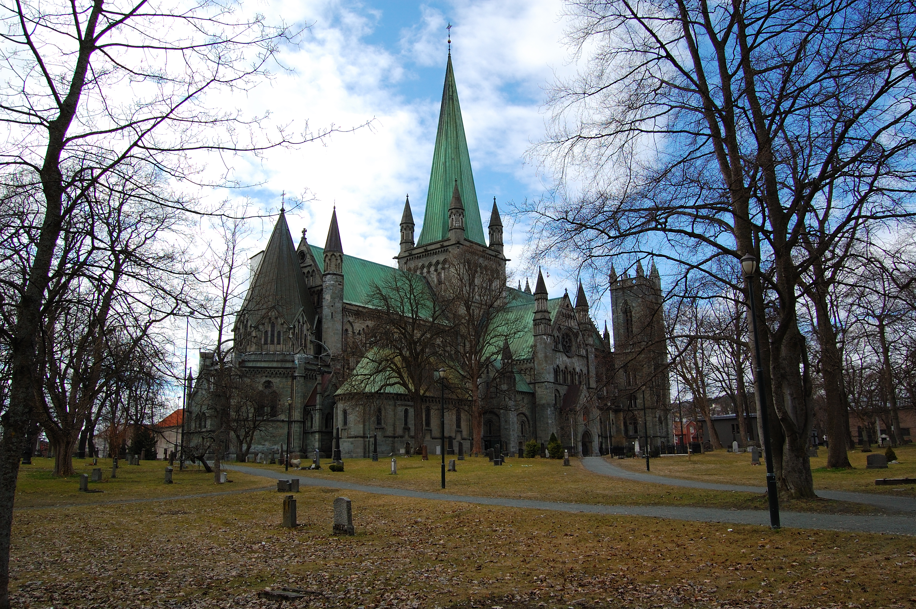 File Nidaros Cathedral Trondheim 2009 1 Jpg Wikimedia Commons