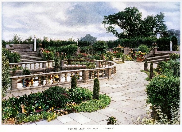 File:North end of Pond Garden Easton Lodge in Gardens Old & New Vol 3 Palette.fm AI.jpg