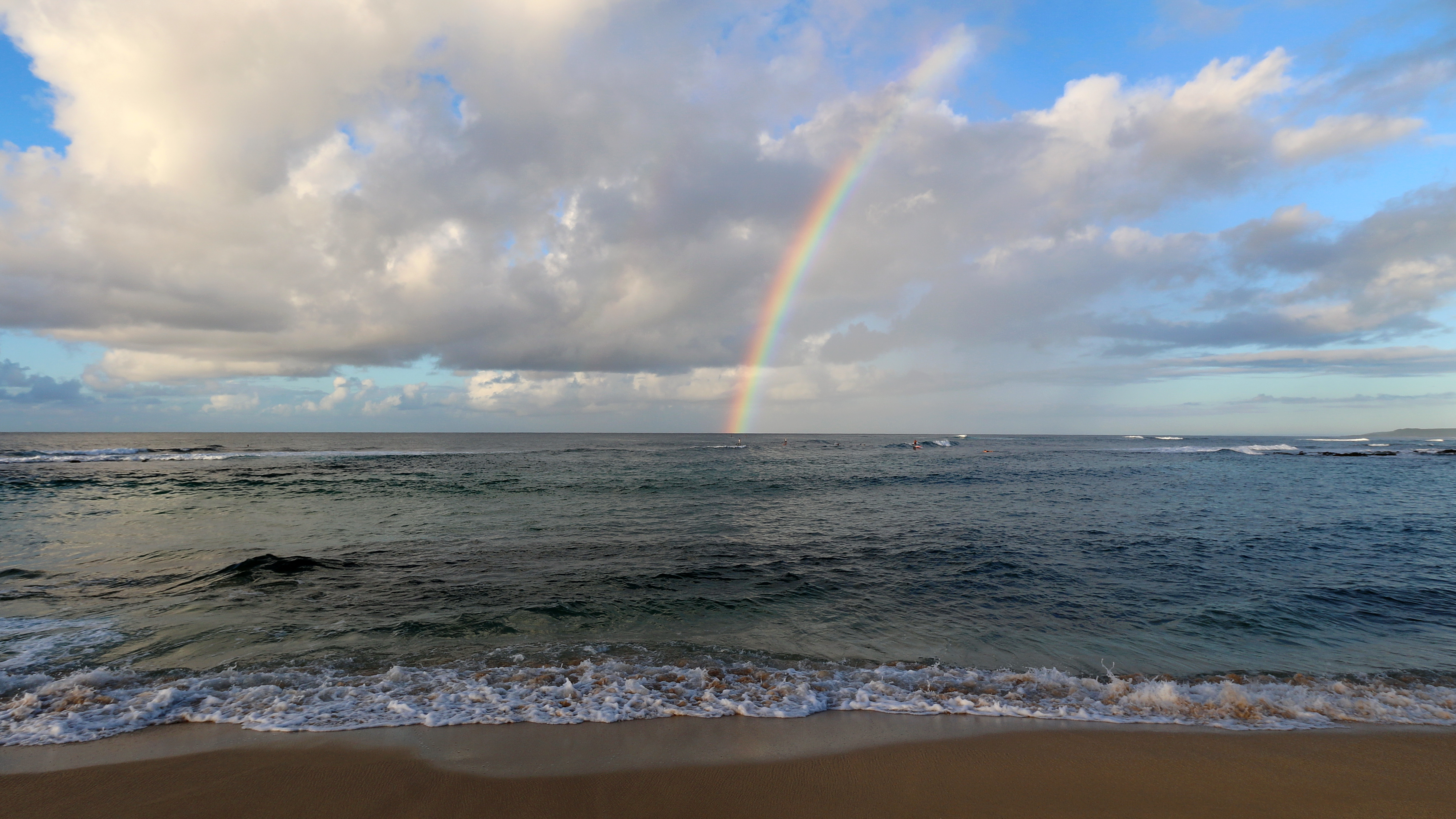 poipu beach kauai rainbow