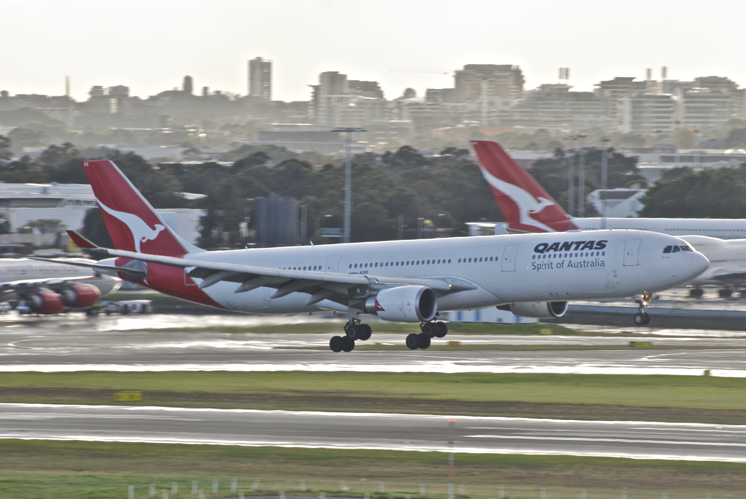 Qantas над Сиднеем