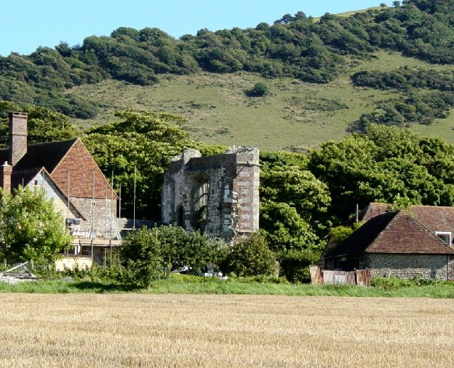 Ruins of Wilmington Priory - geograph.org.uk - 45406