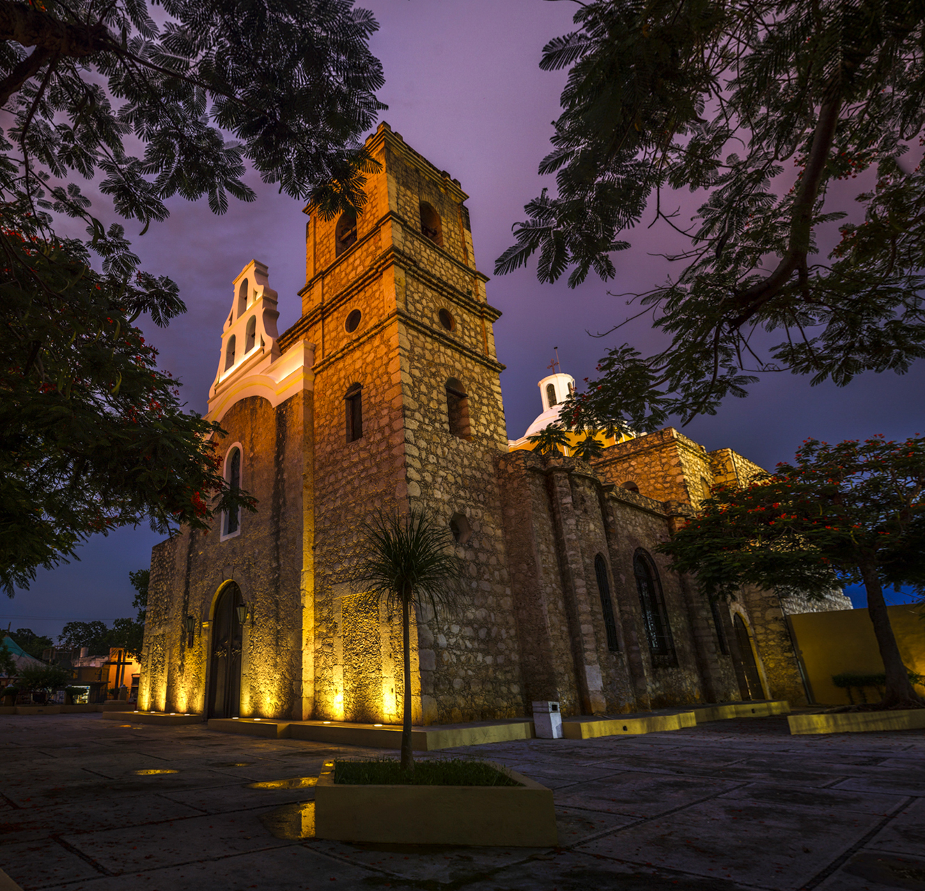 Iglesia de San Sebastián, en Mérida, Yucatán.