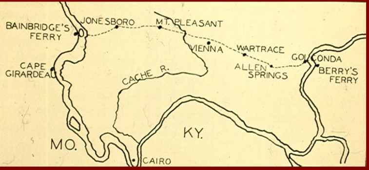 trail of tears blank map