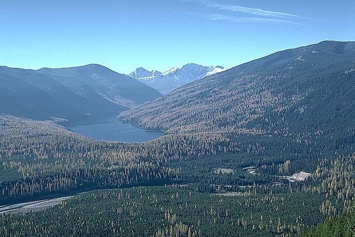 The Chinese Wall (continental divide) in the Bob Marshall