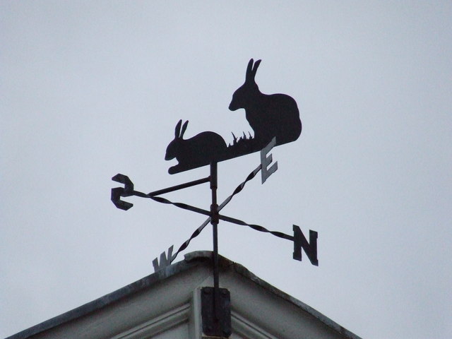 File:Bunny weather vane - geograph.org.uk - 625496.jpg