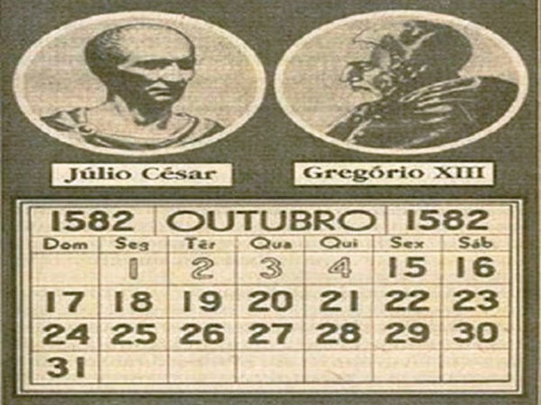Diferencia calendario juliano y gregoriano