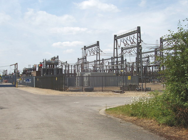 File:Cowley electricity sub-station - geograph.org.uk - 190895.jpg