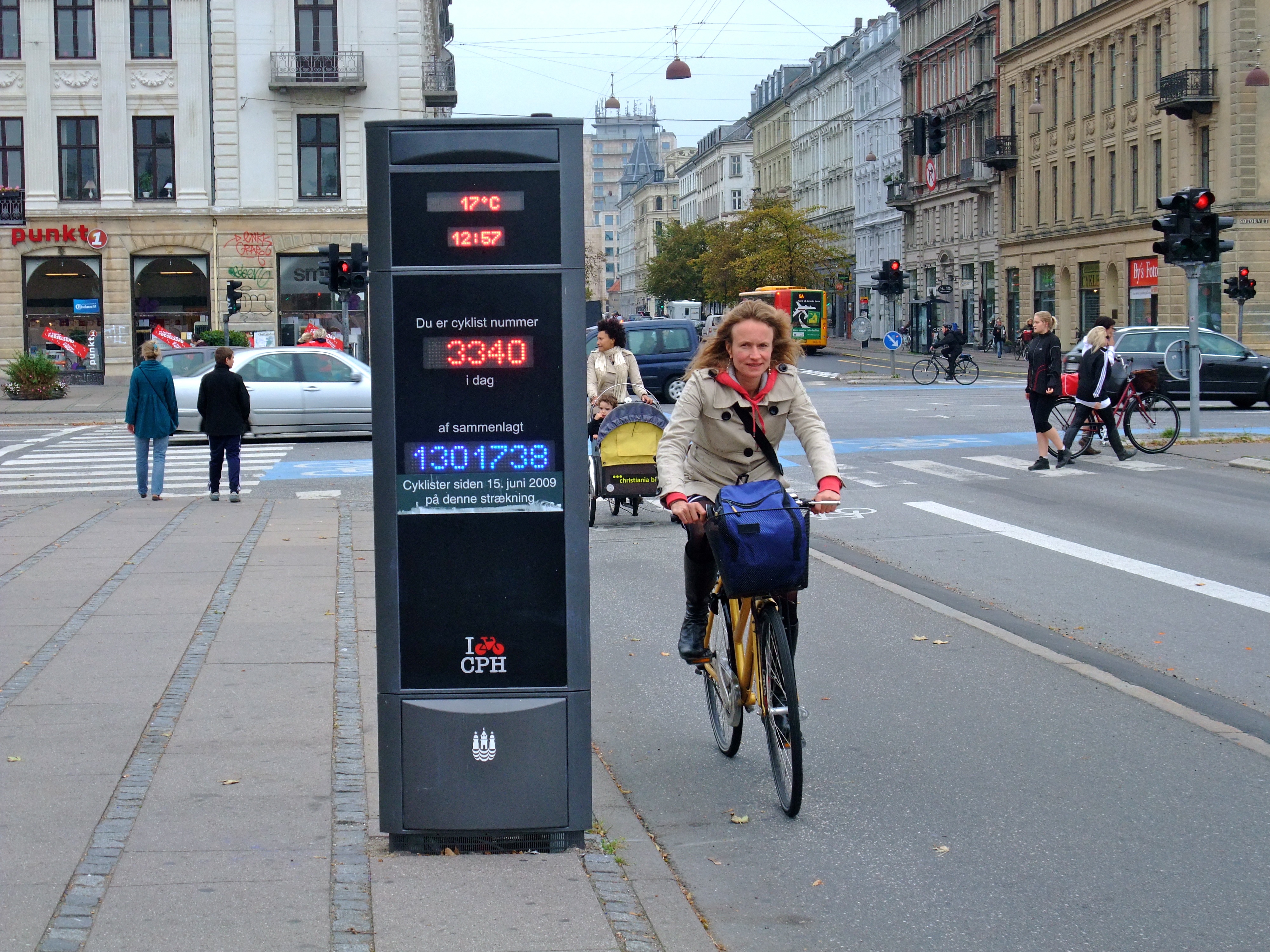 So viele Räder rollen durch die Stadt: Berlin nimmt erstes Fahrrad-Barometer  in Betrieb