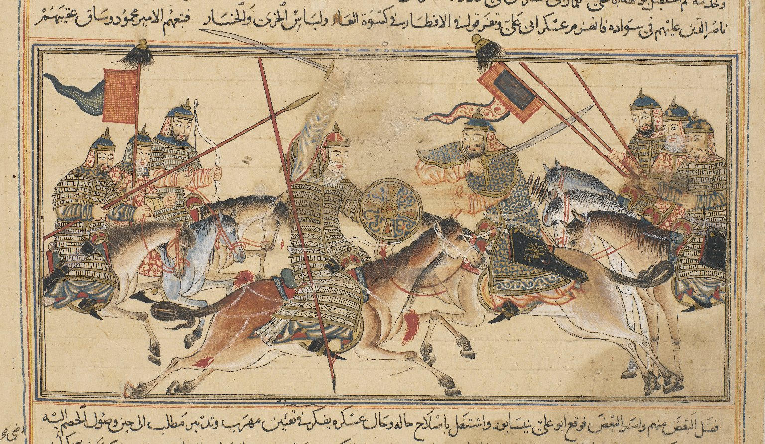 Fight between Mahmud of Ghazni and Abu 'Ali Simjuri.