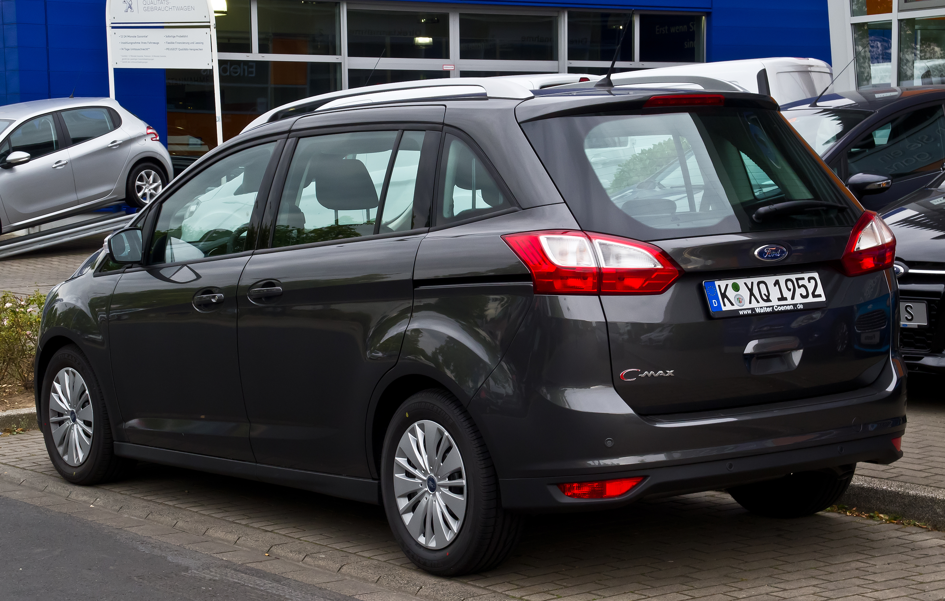 File Ford Grand C Max Trend Ii Facelift Heckansicht 16 Juni 15 Dusseldorf Jpg Wikimedia Commons