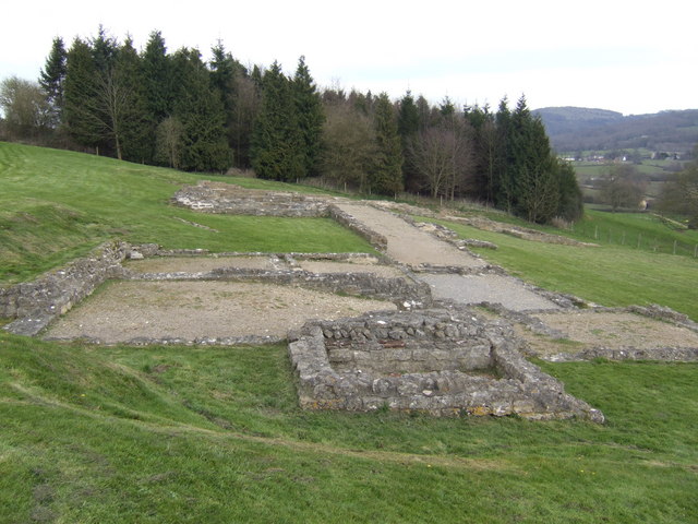 Great Witcombe Roman Villa - from the south - geograph.org.uk - 485595