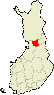 Localisation de Pudasjärvi en Finlande.png
