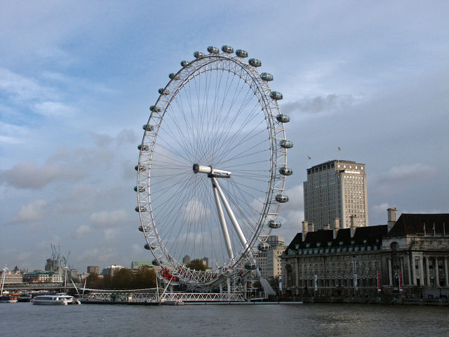 The london eye is one of landmarks